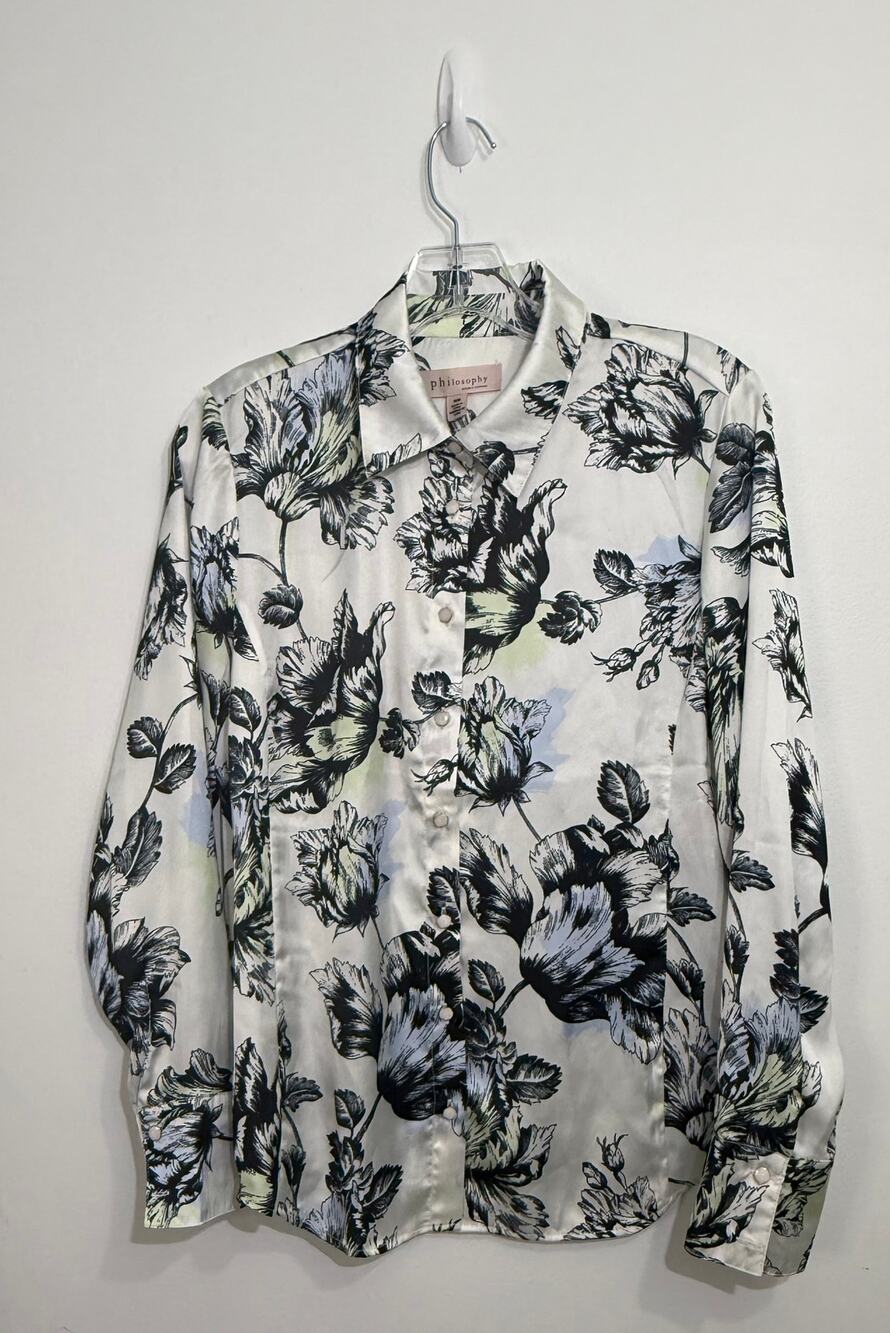 Philosophy by Republic Clothing Floral Button-Up Blouse | NWT | $68 MSRP